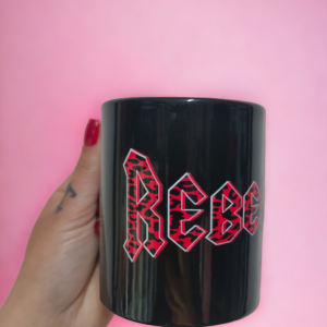 Taza rebelde leo rojo