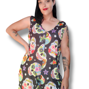 Jumpsuit punto frio mexican skulls