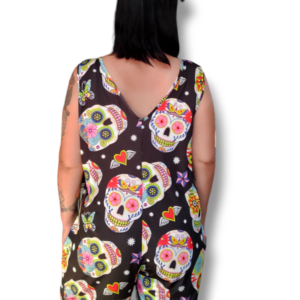 Jumpsuit punto frio mexican skulls