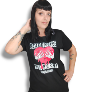 Camiseta dead inside negro