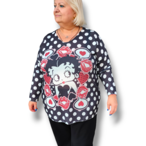 Jersey punto fino betty polka