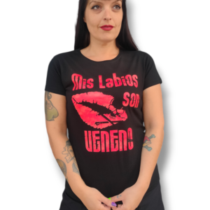 Camiseta mis labios son veneno