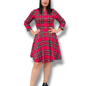 Vestido tartan