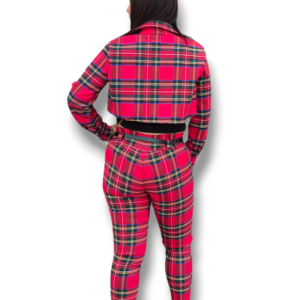 Pantalon jeggin tartan