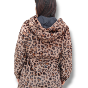 Chaqueta pelo print leo claro